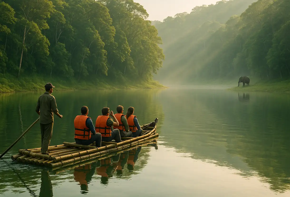 Periyar Tiger Reserve Bamboo Rafting, 2025 Booking & Best Months for enjoyment